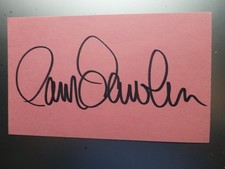 Pam Dawber (Mork and Mindy) Signed Index Card with COA