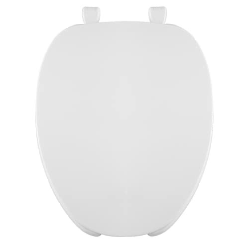 Elongated Toilet Seat, Open Front with Cover, Light Duty Commercial or Reside... - Picture 4 of 4
