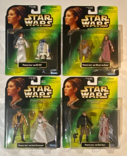 Kenner 1997 Star Wars Princess Leia Collection Complete Set of 4