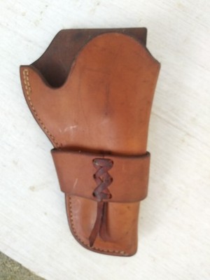 vintage holster, George Lawrence quick draw, s&w K22 32 38  & colt, 4 in.barret