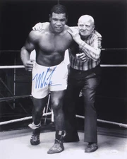 MIKE TYSON 8.5X11 SIGNED PHOTO CUS D'AMATO AUTOGRAPH SIGNATURE POSTER REPRINT