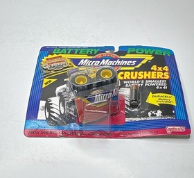 Micro Machines 4x4 Crushers Spuds #10 1990 Galoob Battery Powered NIB