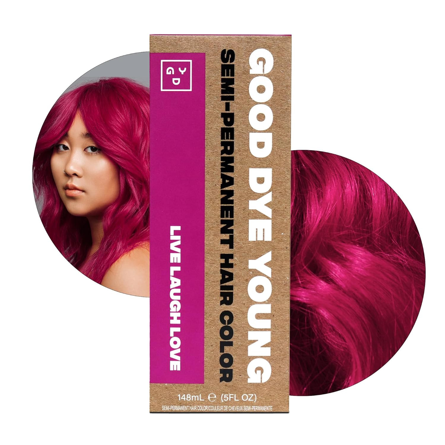 Good Dye Young Semi-Permanent Hair Color, Vegan and Cruelty-