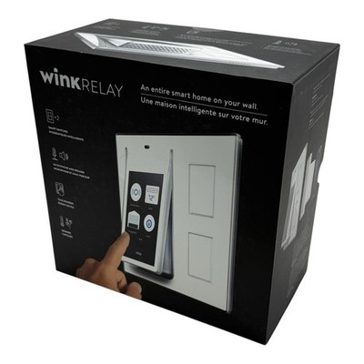 Wink Relay Wall Switch 4.3'' Touchscreen Smart Home Controller, White