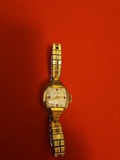Vintage Benrus Ladies Cocktail Watch 1940s Original 10K RGP Bezel Not Working