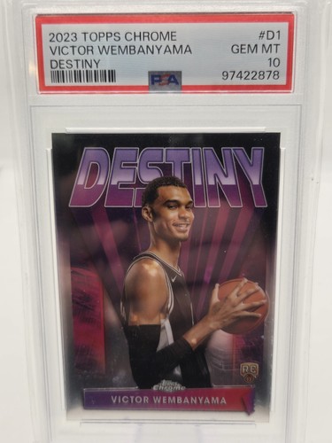 Victor Wembanyama #D-1 2023 Topps Chrome Destiny card