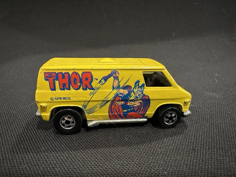 Mighty Thor Super Van Vintage 1974 Hot Wheels Marvel Hong Kong Foto 2 de 4