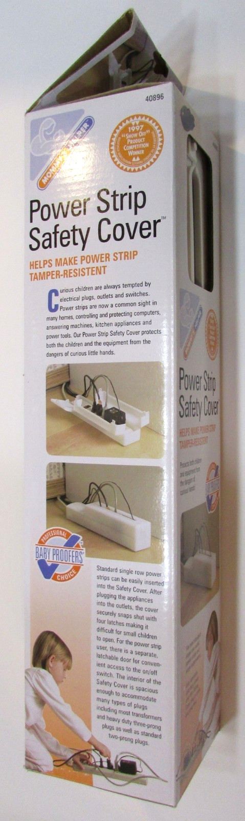 New in box Mommy's Helper Universal Power Cord Strip Safety Cover 40896