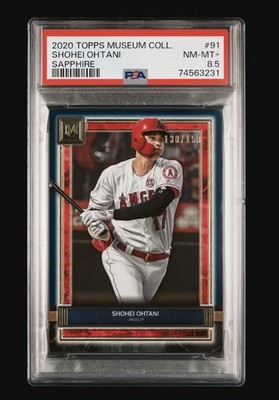 Topps 2020 Museum Collection Shohei Ohtani Sapphire #91 /150 Angels