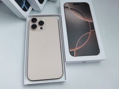 携帯電話本体 iPhone 16Pro Max 256GB Gold with Box BOXED - Apple iPhone 16 Pro Max 256GB Unlocked Smartphone Gold