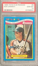 1988 Toys R Us Rookies Ken Caminiti #6 PSA 10 GEM MINT POP 5 Astros RC ROOKIE