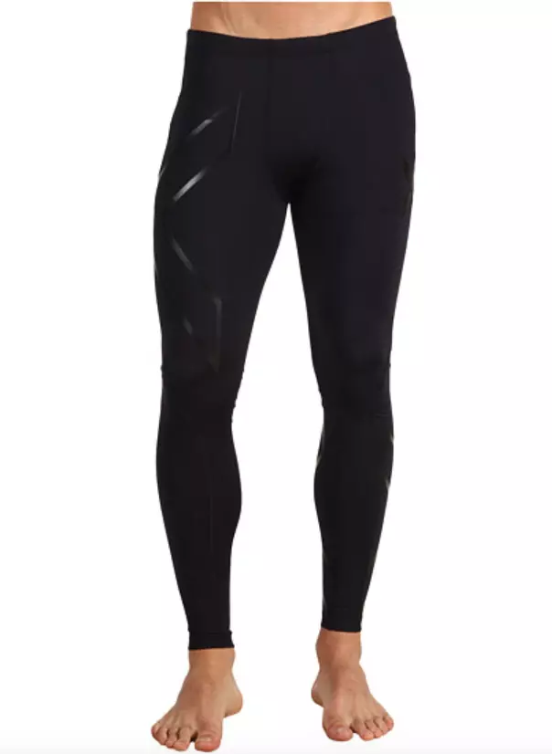 2XU Black Compression Recovery Tights Men's Size M 47412