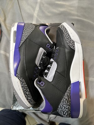 Size Air Jordan Retro Court Purple OG box