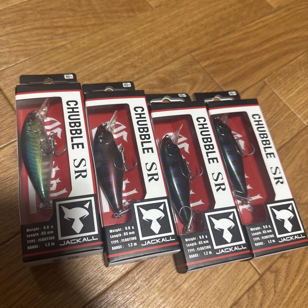 Jackall Chubble SR Fishing Lure 4-Piece Set for Bass