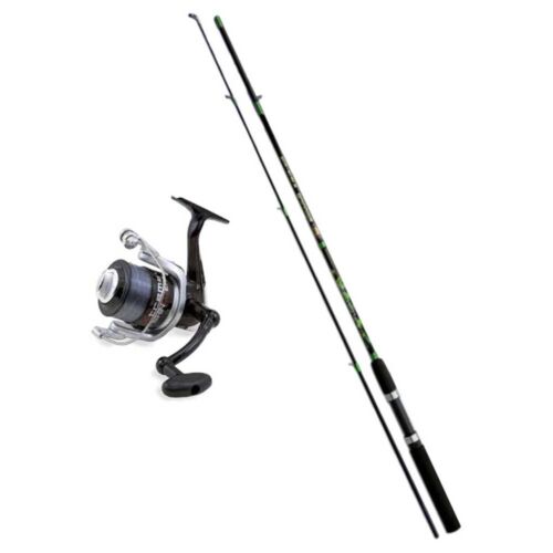 Spinncombo caña de hilar 2,10 m / 5-30 g + rollo + cuerda juego de pesca extremadamente completo  - Imagen 1 de 3