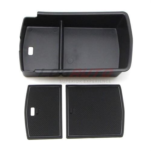 For VW ID.4 2020+ Center Console Organizer Tray Armrest Storage Box Case W/ Mats - Picture 8 of 12