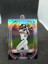 Nick Gonzales 2021 Bowman Top 100 Prospects Insert #BTP-37 Pittsburgh Pirates