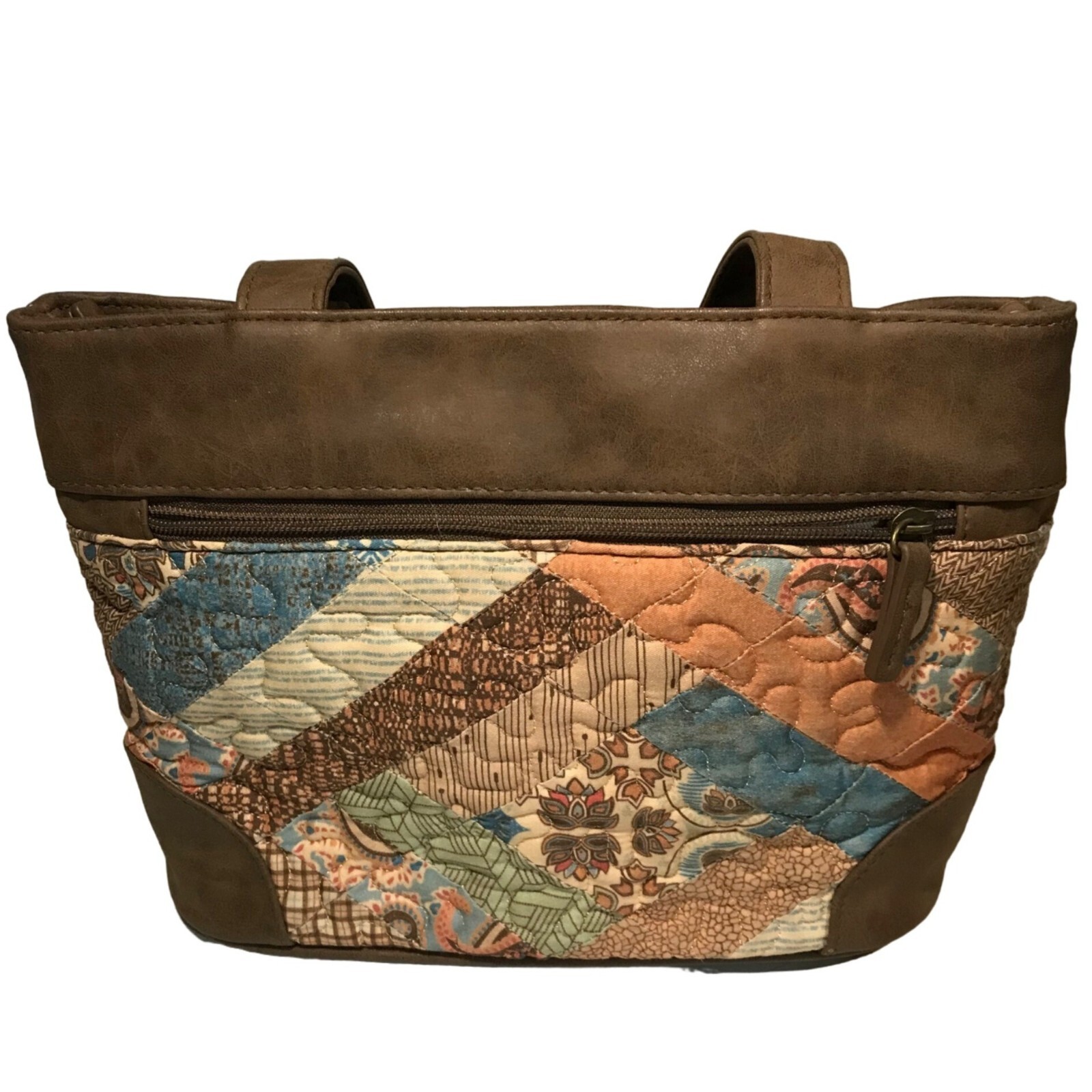 Donna Sharp Quilted Patchwork Tote Shoulder Bag M… - image 8