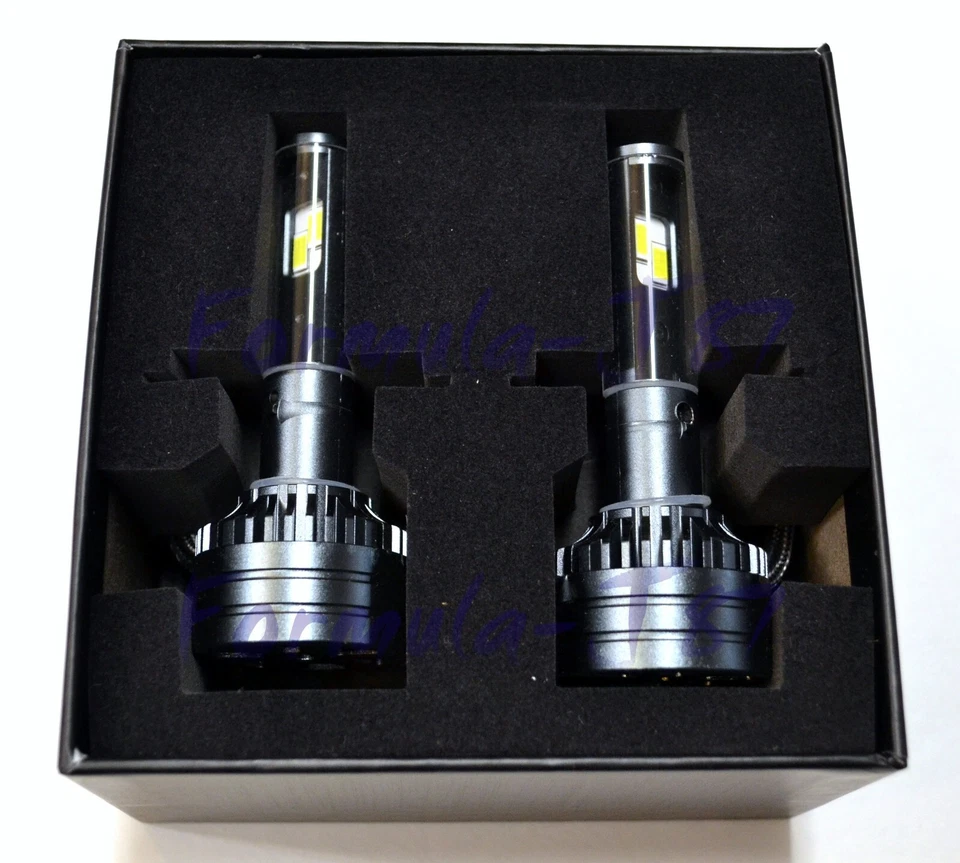 LED Kit F15 140W 9007 HB5 Green Two Bulb Headlight Upgrade Stock Dual Beam - Image 3 of 4