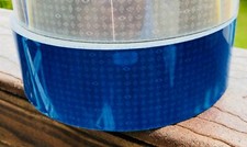 1", 2", 3", 4", 6", 24" BLUE Oralite V82 Type 5 Prismatic Reflective Tape