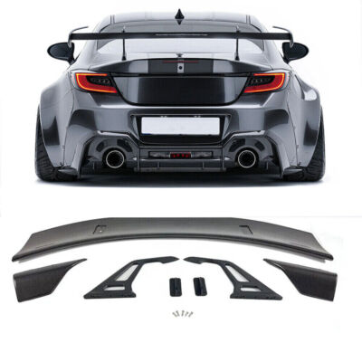 Carbon Fiber A-D Style Rear Spoiler Swan Neck Wing For Toyota GR86