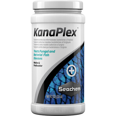 Seachem KanaPlex 100g Treats Fungal and Bacterial Fish Diseases Dropsy Popeye