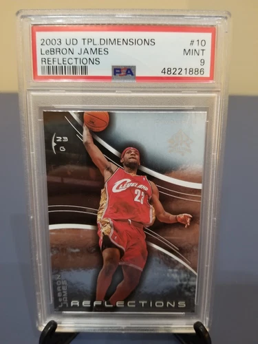 2003-04 UD Triple Dimensions Lebron James #10 Reflections PSA 9 RC Rookie Card