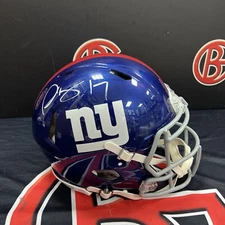 Plaxico Burress New York Giants Signed Speed Authentic Helmet AUTO Steiner CX
