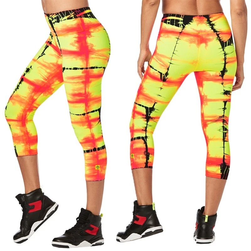 Tie dye for zumba capri best sale leggings