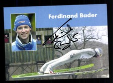 Ferdinand Bader Autogrammkarte Original Signiert Skispringen +A 124154