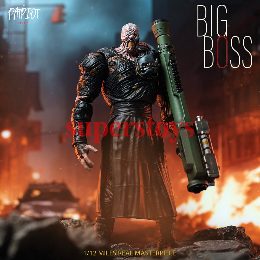 爱国者Studio Patriot Viral nemesis Lyon In stock Patriot Studio 1/12 scale Zombie Nemesis BIG BOSS