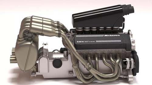 1:6 Scale McLaren F1 S70/2 V12 Engine Model Kit with Gearbox and Exhaust System - Picture 7 of 7