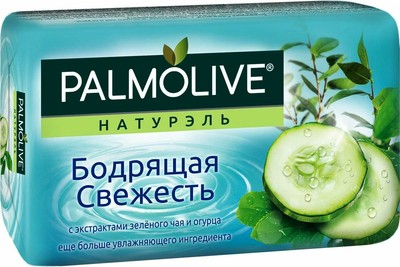 Мыло Palmolive Naturals бодрящая свежесть с экстр.зелен чая и огурца 90г/Palmolive натурель (8693495032827)