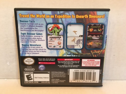 Lot of 3 Nintendo DS Games: Phineas and Ferb, Digging For Dinosaurs & Baseball - Picture 6 of 10