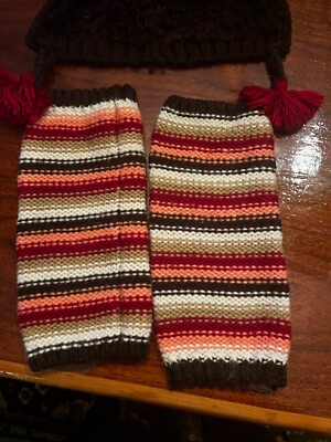 Gap striped pom-pom hat Kids Pom Hat & Gloves Set | Gap main image 4