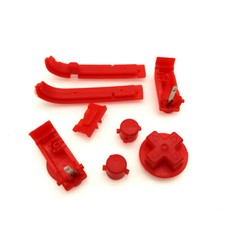 Replacement Buttons Set L R A B Buttons Keypads For GameBoy Advance GBA -Red
