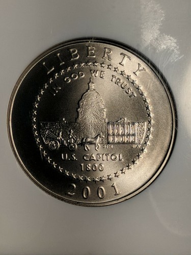 2001-P U.S. CAPITOL COMMEMORATIVE HALF DOLLAR 50c NGC MS-70... Perfection!!! - Picture 2 of 3