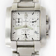 Cortebert Chronograph Quartz Date Steel Mens ...