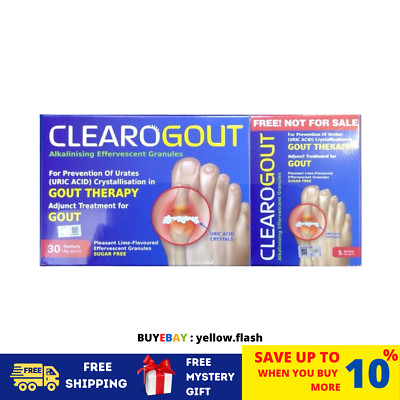 Live-Well Clearogout For Gout 35s Alkanising Effervescent Granules