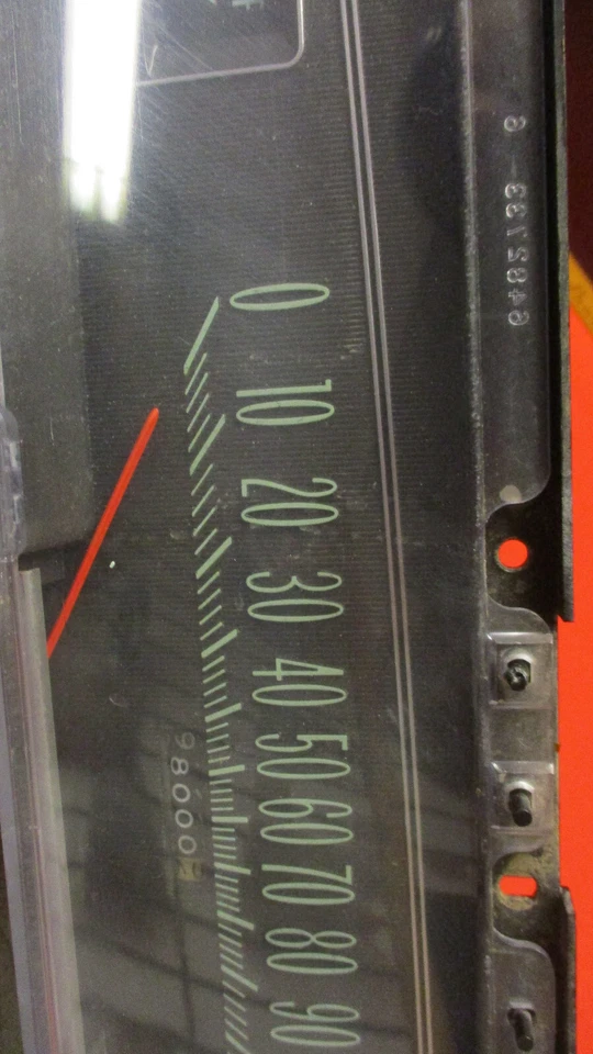 1969 1970 CHEVROLET IMPALA BELAIR CAPRICE CLUSTER GAUGE VELOCÍMETRO RELÓGIO - Imagem 4 de 4