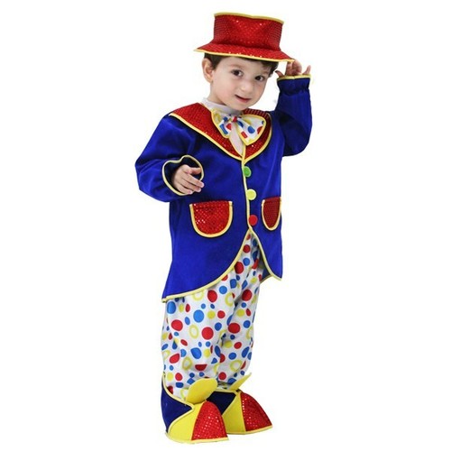 VESTITO COSTUME Maschera di CARNEVALE Primi Passi - PAGLIACCIO CLOWN | eBay