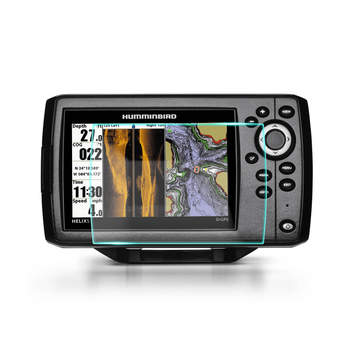 Crystal Clear Screen Protector for Humminbird Helix SI Fish Finder  Plotter