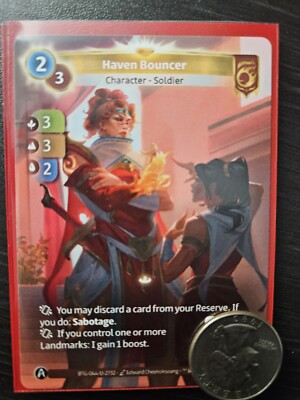 Haven Bouncer BTG-044-U-2732 Bravos Altered TCG KS Edition Unscanned Unique