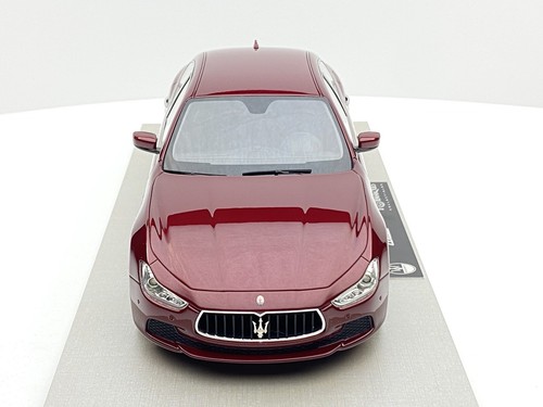 TOP MARQUES 1/18 Maserati Ghibli Rosso Energia RARE (BBR MR AUTOART D&G IVY VIP) - Foto 8 di 13