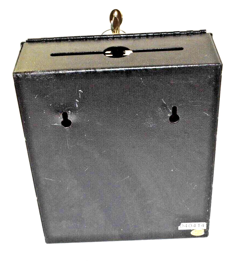 Safco 钢制建议/钥匙盒带锁定顶部,黑色型号 SAF4232BL — 第 3/4 张图片