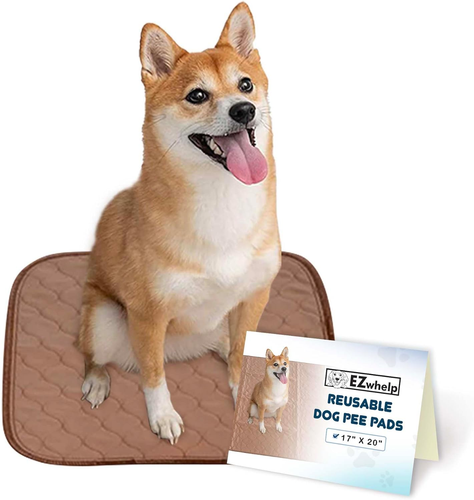 Reusable Dog Pee Pads - Waterproof Training Pads for Dogs, Washable & Sanitary,