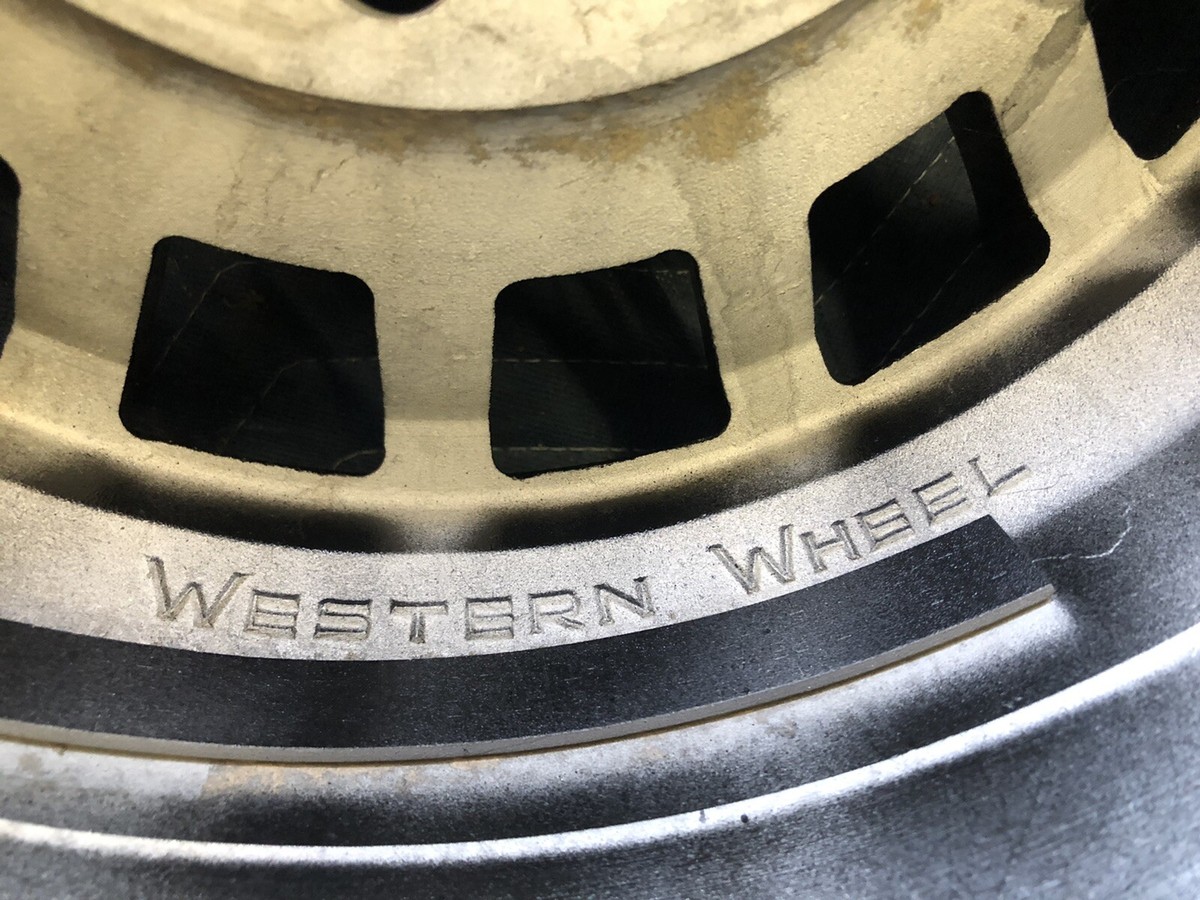 Pair Vintage Real Western 15 spoketurbine wheels 15 Pair Vintage Real Western 15 spoketurbine wheels 15