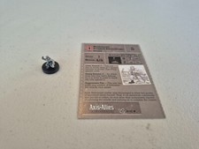 Axis and Allies D-Day Set German Wehrmacht Veteran Infantrymen 39/45 with Card