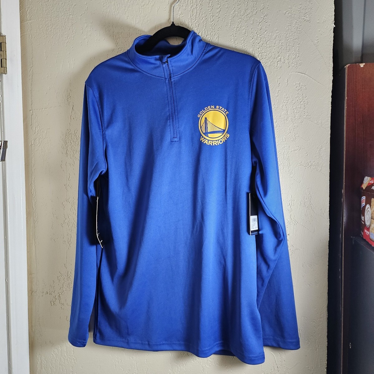 Golden State Warriors Nike Men's Half Zip Jacket Golden State - Main Image