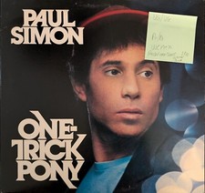 Paul Simon One Trick Pony Vinyl Record LP VG/VG K56846 1980